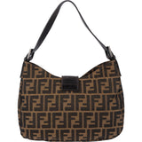 Fendi FF Monogram Baguette Buckle Handbag