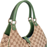 Gucci GG Monogram Spikes Jackie Handbag