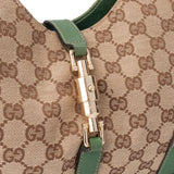 Gucci GG Monogram Spikes Jackie Handbag