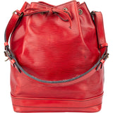Louis Vuitton Rouge Epi Leather Sac Noe Grande Shoulder Bag