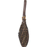Fendi FF Monogram Baguette Buckle Shoulder Bag