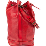 Louis Vuitton Rouge Epi Leather Sac Noe Grande Shoulder Bag