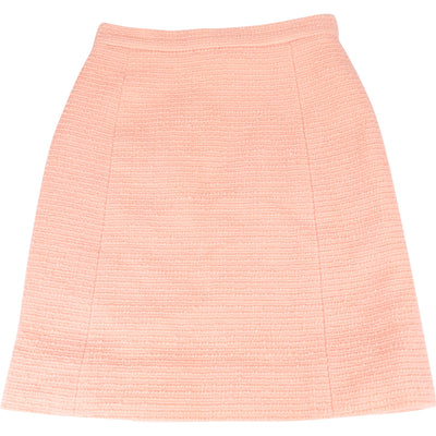 Chanel Pink Tweed Skirt (DE38 / FR40) - vintageandkickz