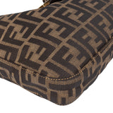 Fendi FF Monogram Baguette Buckle Shoulder Bag