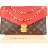 Louis Vuitton Canvas Monogram Pallas Chain Crossbody Bag