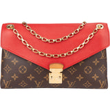 Louis Vuitton Canvas Monogram Pallas Chain Crossbody Bag
