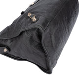 Balenciaga Black Leather City Handbag