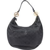 Gucci Leather GG Monogram Hobo Bag