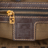 Fendi FF Monogram Baguette Buckle Shoulder Bag