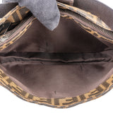 Fendi FF Monogram Baguette Buckle Handbag