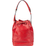 Louis Vuitton Rouge Epi Leather Sac Noe Grande Shoulder Bag