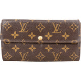 Louis Vuitton Canvas Monogram Sarah Wallet