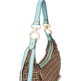 Fendi FF Monogram Zucchino Handbag