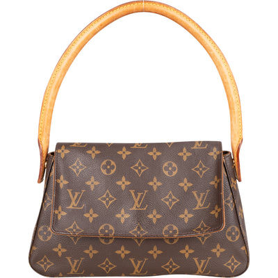 Louis Vuitton Canvas Monogram Looping PM Shoulder Bag - vintageandkickz