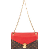 Louis Vuitton Canvas Monogram Pallas Chain Crossbody Bag