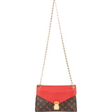 Louis Vuitton Canvas Monogram Pallas Chain Crossbody Bag