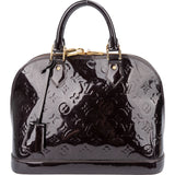 Louis Vuitton Amarante Vernis Monogram Alma PM Handbag