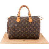 Louis Vuitton Canvas Monogram Speedy 30 Handbag