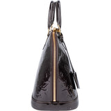 Louis Vuitton Amarante Vernis Monogram Alma PM Handbag
