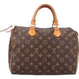 Louis Vuitton Canvas Monogram Speedy 30 Handbag