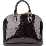 Louis Vuitton Amarante Vernis Monogram Alma PM Handbag