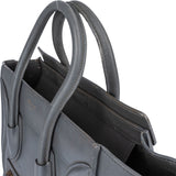 Céline Grey Leather Luggage Handbag