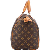 Louis Vuitton Canvas Monogram Speedy 30 Handbag