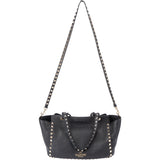 Valentino Garavani Grained Calfskin Rockstud Tote Handbag