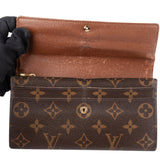 Louis Vuitton Canvas Monogram Sarah Wallet