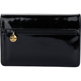 Chanel Noir Patent Leather Wallet On Chain Crossbody Bag