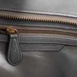 Céline Grey Leather Luggage Handbag