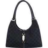 Gucci GG Monogram Black Jackie Handbag