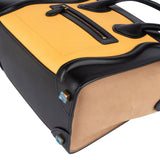 Céline Tricolor Leather Luggage Handbag