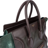 Celine Tricolor Leather Luggage Handbag