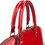 Louis Vuitton Rouge Vernis Monogram Alma GM Handbag