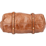 Miu Miu Brown Leather City Handbag