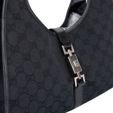 Gucci GG Monogram Black Jackie Handbag