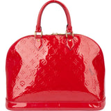 Louis Vuitton Rouge Vernis Monogram Alma GM Handbag
