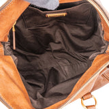 Miu Miu Brown Leather City Handbag