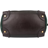Celine Tricolor Leather Luggage Handbag