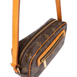 Louis Vuitton Canvas Monogram Pochette Cite Handbag