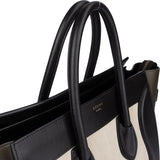 Céline Tricolor Leather Nubuk Luggage Handbag
