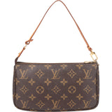 Louis Vuitton Canvas Monogram Pochette Accessoire Handbag
