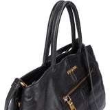 Prada Black Leather City Handbag