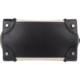 Céline Tricolor Leather Nubuk Luggage Handbag