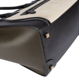 Céline Tricolor Leather Nubuk Luggage Handbag