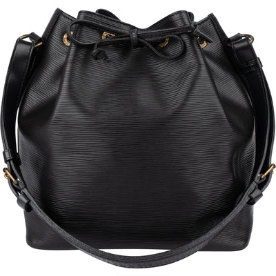 Louis Vuitton Noir Epi Leather Sac Noe Petit Shoulder Bag