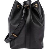 Louis Vuitton Noir Epi Leather Sac Noe Petit Shoulder Bag