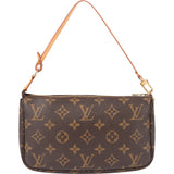 Louis Vuitton Canvas Monogram Pochette Accessoire Handbag