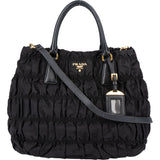 Prada Quilted Nylon City Handbag